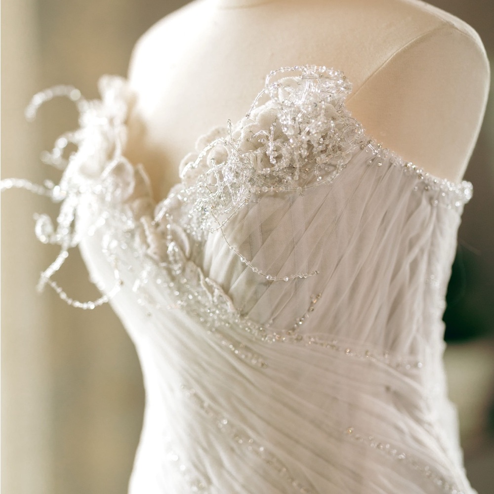 Couture Pistisgh Custom Wedding Dress – Ghana Design (Size 14) - Picture 4 of 4